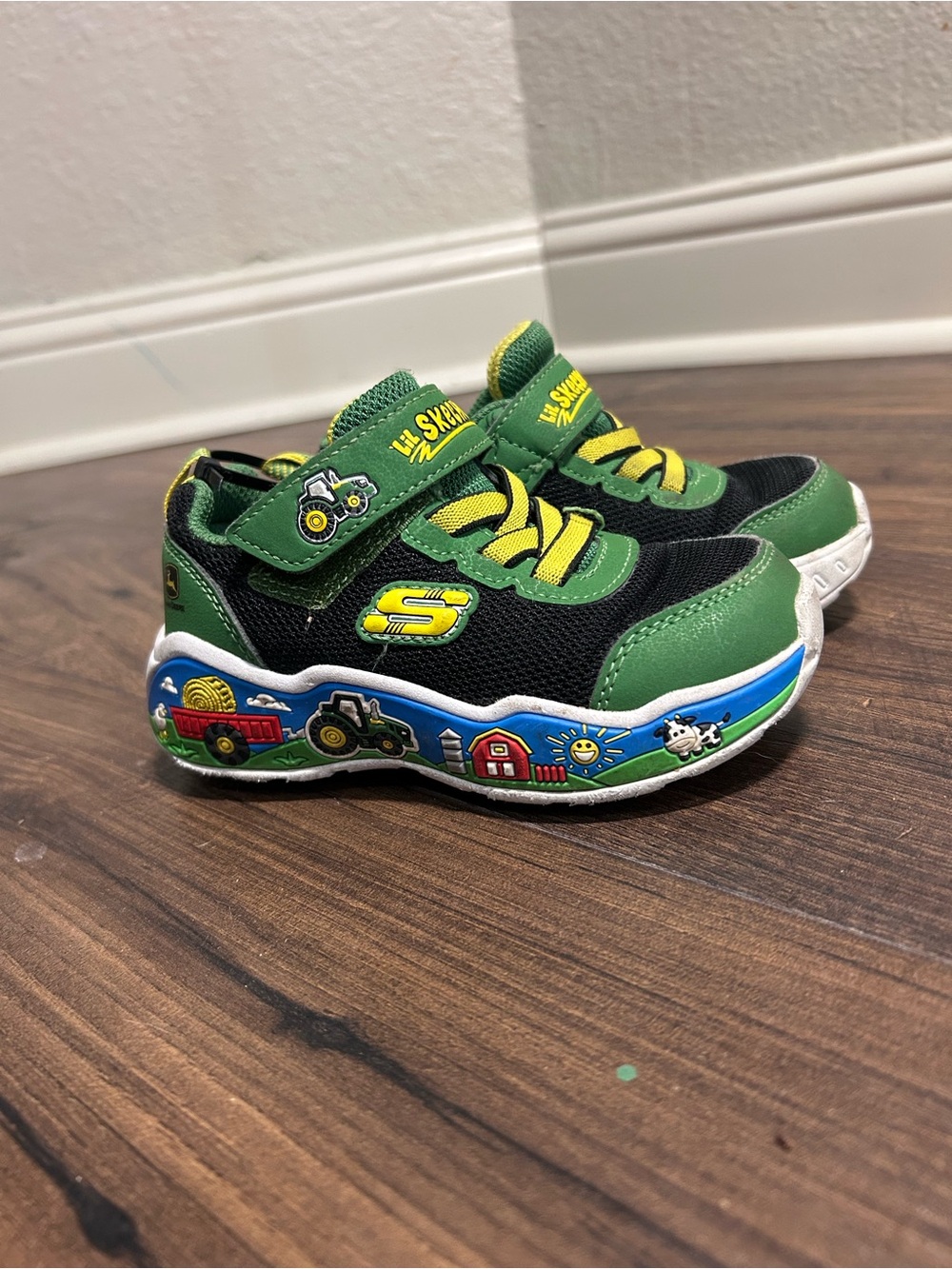 Size 8 John Deere Sketchers Sneakers